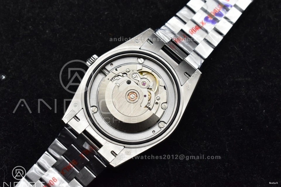 A2836 40 Weight) GMF Steel (Gain on Crystal President V3 Black Dial 904L Bracelet SS DayDate 0220